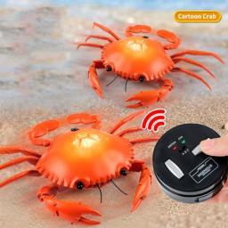 RC Infrared Remote Control Crab Animals Trick Terrifying Mischief Toys Funny Novelty Gift Kids Toys Christmas Birthday Gifts