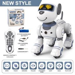 Smart Electronic Animal Pets RC Robot Dog Voice Remote Control Toys Funny Singing Dancing Robot Puppy Children's Birthday Gift
