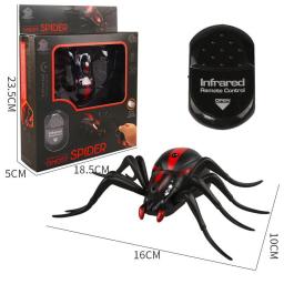 Infrared RC Remote Control Animal Insect Toy Smart Cockroach Spider Ant Insect Scary Trick Halloween Toy Christmas Kids Gift