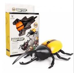 Lighting Infrared RC Beetle Simulative Remote Control Animal Electric Toy With Sound Funny Novelty Terrifying Christmas Kid Gift
