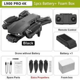 L900 Pro GPS Drone 4K Professional HD Dual Camera 5G Wifi Photography Brushless Foldable Quadcopter RC Distance 1.2KM Dron Toy