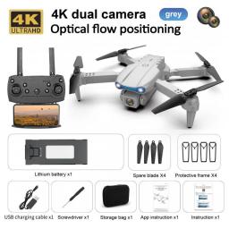 E99&K3 HD 4K Folding Drone Dual Camera Professional Aerial Camera 5G WIFI 2.4G RC Mini Foldable Quadcopter Helicopter Toys
