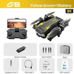 KBDFA S6 Pro Drone Professional 4K HD Camera Foldable Quadcopter Aerial S6 GPS RC Helicopter FPV WIFI Obstacle Avoidance Toys