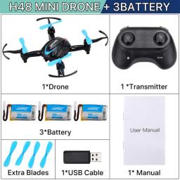 JJRC H48 Mini 4CH 6 Axis Gyro Remote Control Mini Pocket Drone RC Quadcopter With 360° Roll Mode Micro Toy Gift VS JJRC H36