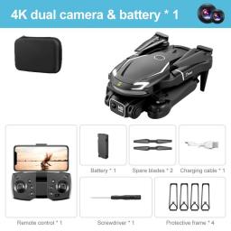 KBDFA V88 WIFI FPV Drone With Wide Angle HD 4K 1080P Camera Height Hold Foldable Quadcopter RC Helicopters Drones Kids Toys Gift