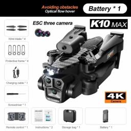 MIJIA K10Max Drone 8K Professinal Three Camera Wide Angle Optical Flow Localization Obstacle Avoidance RC Quadcopter