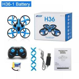 H36 Mini Rc Drone 6-Axis Headless Mode Anti-collision Helicopter 360° Flip One-Button Return Quadcopter Kids Toys LED Light Dron