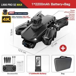 L900 Pro SE MAX GPS Drone Profesional 4K HD Camera 5G WIFI FPV Quadcopter With Brushless Motor RC Mini Dron For Children Toys
