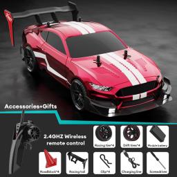 New 2.4G Rc Cars 4WD RC Drift Car Toy Remote Control GTR Model Soft Shell RC Racing Car Toys For Boys Birthday Gift