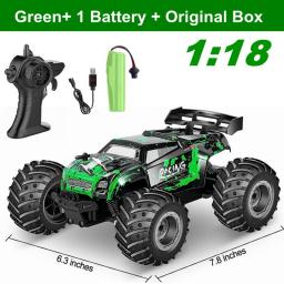 Remote Control RC Cars For Boys 25 KM/H Fast Car For Adults RTR 2WD Off Road Monster Truck With LED Lights Radio Toys Gifts Kids