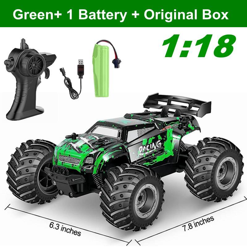 Remote Control RC Cars for Boys 25 KM/H Fast Car for Adults RTR 2WD Off Road Monster Truck with LED Lights Radio Toys Gifts Kids