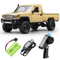 Newest MN82 RC CAR 1:12 Full Scale Pick Up Truck 2.4G 4WD Off-Road Crawler Car Controllable Headlights Remote Control Toys