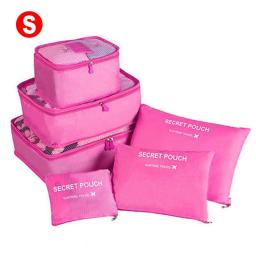 6pcs Travel Storage Organizer Bags Portable Travel Suitcase Organizer Bags For Women Clothes Shoes Makeup Bag Luggage Organizer