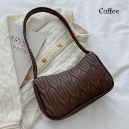 Fashion Women Handbag PU Leather Shoulder Bags Female Casual Solid Color Messenger Bag For Women Luxury Underarm Bag