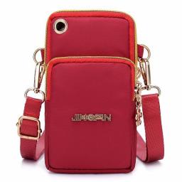 Casual Waterproof Nylon Crossbody Bags Women Messenger Shoulder Bag Female Small Cell Phone Handbags Purses Sports Pouch Bag