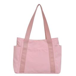 2023 New Women's Bag Solid Color Tote Bag Commuting Shoulder Bag Leisure Simple Mommy Go Out Bag Large Capacity Nylon Handbag