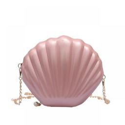 Fashion  Women Shoulder Handbags Shell Bag Chain Cute Sequins Small Bag Phone Money Pouch Zipper Crossbody Bags For Women