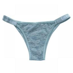 Women's Sexy PantiesCotton Seamless Briefs, Lingerie Women's T Back Bikini Lace Print Thong Free Shipping