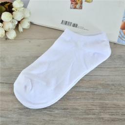 3/4/5/6Pair Unisex Socks For Summer Autumn Classic Black White Gray Short Socks Solid Color Cotton Low Cut Ankle Socks Sokken