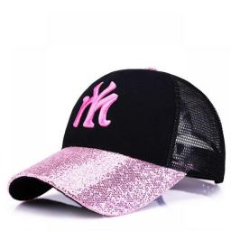 Women's Summer Fashion Letters Embroidery Adjustable Mesh Baseball Cap Lady Sports Breathable Caps High Quality Girls Sun Hats