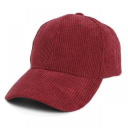 Unisex Corduroy Baseball Cap Autumn Fashion Women Wild Solid Hats Vintage Casual Beanie Trendy Student Adjustable Peaked Cap