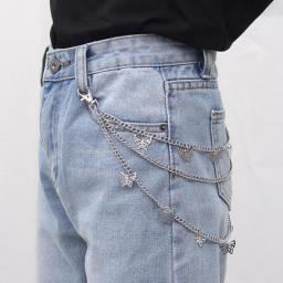 Fashion Versatile Korean Fashion Belt Women's Perforated Pants Belt Chain Full Hole Decorative Belt Multifunction