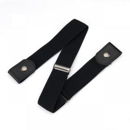 New Adjustable Stretch Elastic Waist Band Invisible Belt Buckle-Free Belts For Women Men Jean Pants Dress No Buckle Easy To Wear