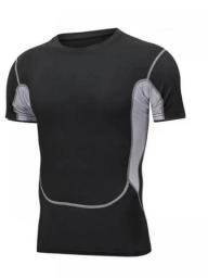2023 New Men's Fitness Sports Quick-drying Clothes Men's High Elastic T-shirt Fitness Clothes