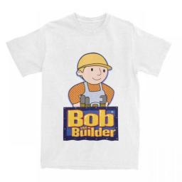 Novelty Bob The Builder Merch Can We Fix It T Shirt Men Women 100Percent Cotton Funny Repair Man Tee Shirt Gift Idea