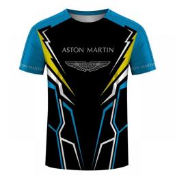 Aston Martin F1 2023 Hot Selling, 3D Printing Crew Neck Breathable Casual Tops, Oversized T Shirt For Men
