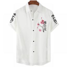 2022 Flower Shirt Hawaiian Shirt Men Clothes Loose Breathable Men's Shirts Summer Male Shirt Street Casual Short Sleeve Tops 5xl