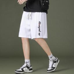 2023 Summer Korean Fashion Casual Hip-hop Mens Shorts Streetwear Basketball Letter Graphic Print Shorts Mens Shorts Gym Techwear