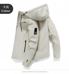 Outdoor Camping Embroidered Jacket  New Men Breathable Waterproof Hoodie Trench Coat Adventure Jacket Casual Charge Jacket