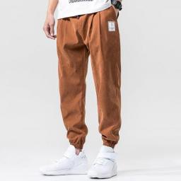 New Autumn Knitted Pants Casual Hip Hop Men Sweatpants Fashion Streetwear Jogger Lounge Wear Solid Color Mens Streetwear Pants