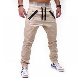 Men Casual Jogger Pant Running Sports Training Pants Bottoms Skinny Hip Hop Tracksuit Sweatpants Breathable Gym Fitness Clothes