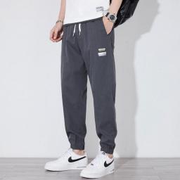 2023 Men's Jogger Pants Spring Summer New Fashion Leisure Bound Feet Sweatpants Korean Casual Drawstring  Cargo Jeans Trousers