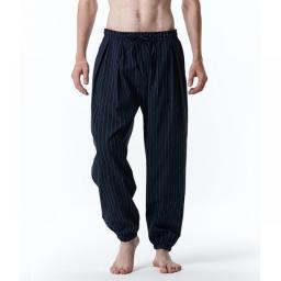 2023 Men Striped Pants New Summer Men Loose Harem Pants Male Casual Fashion Color Pants Trousers Stripe Plus Size Sweatpants
