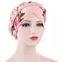 Women Big Floral Lace Turban Hat India Cap Muslim Hats Hairnet Chemo Cap Flower Bonnet Beanie