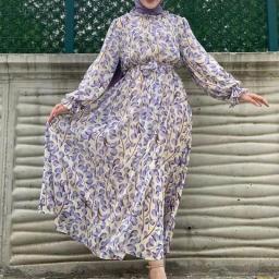 Muslim Hijab Long Dress Chiffon Dubai Abaya Ramadan African Elegant Dresses For Women Abayas Kaftans Turkey Modest Arabic Kaftan