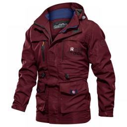 Men's 2023 Autumn Winter New Tactical Jacket Men Outdoor Camping Wear Resistant Coat Men Breathable Sweat Absorption Jackets Men