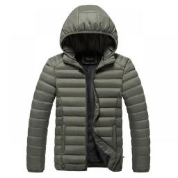 Men 2022 Winter New Casual Warm Thick Waterproof Jacket Parkas Men Outwear Fashion Pockets  Windproof Hat Parka Jacket Hot