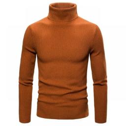 2022 Autumn And Winter  Men's Turtleneck Sweater Male  Version Casual All-match Knitted  Sweater