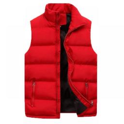 4 Color Vest Mens Winter Casual Outerwear Warm Hood Jacket Vest Men Sleeveless Waterproof Jackets Cotton Vests Men