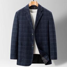 High Quality Blazer Men's Korean Version Trend Elegant Fashion Simple Business Casual Party Best Man Gentleman Suit Jacket