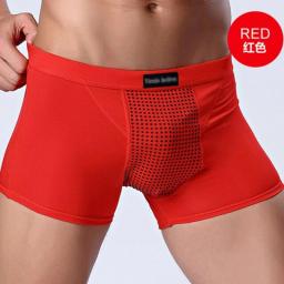Men Physiological Boxer Magnet Underwear Health Care Function Mesh Breathable Magnet Therapy Shorts Men's Boxers Energy Shorts