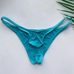 2023 New Sexy Underwear Men Jockstrap Quick Dry Briefs Men Bikini Gay Man's Underwear Male Cuecas Penis Striped Underwear