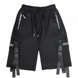Summer Shorts Men Harajuku Streetwear Casual Man's Cargo Shorts Fashion Techwear Japanese Korea Hip Hop Y2k Punk Male Clothing