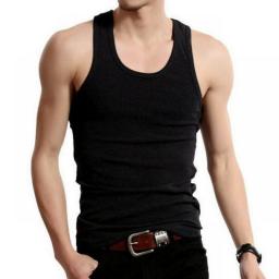 Tank Top Casual Men Bodybuilding Clothing Fitness Mens Sleeveless Gyms Vests Cotton Singlets Muscle Tops Plus Size XXXL 3colors
