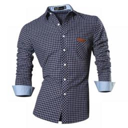 Jeansian Spring Autumn Features Shirts Men Casual Jeans Shirt New Arrival Long Sleeve Casual Male Shirts Z006