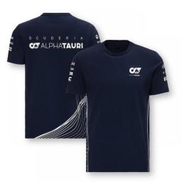 2023 Scuderia Alpha Tauri Team T-shirt Formula One Team Uniform Racing Jersey F1 T-shirt MOTO T-shirt Cycling Shirt Men's Shirt